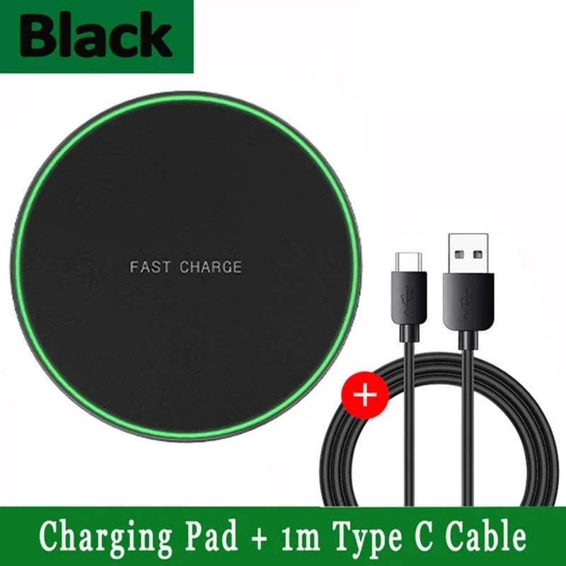 Wireless Charger For I-Phone Fast Wireless Charging Pad For Sam-sung High Speed
